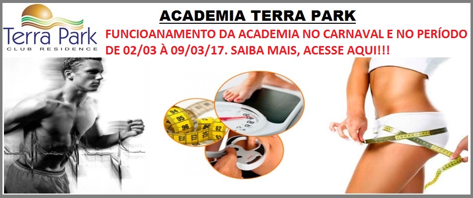 FUNCIONAMENTO DA ACADEMIA NO CARNAVAL E NO PERÍODO DE 02/03/17 À 09/03/2017.
