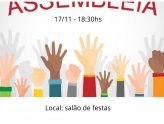 Assembleia Geral Extraordinária - 17/11 - 18:30hs